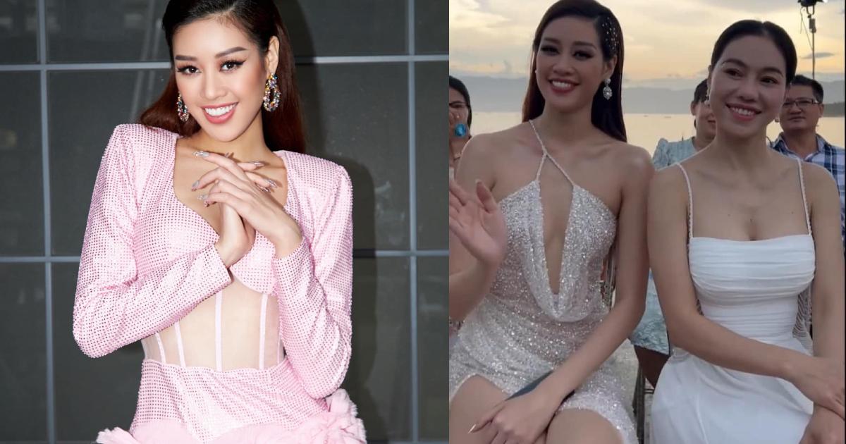 Khánh Vân thân thiết với sếp Sen Vàng hậu rời công ty chủ quản của Miss Universe Việt Nam?