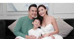 Thúy Diễm đăng ảnh gia đình ba người hạnh phúc, phủ nhận thông tin chồng "cặp kè"