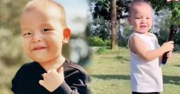 Leon nhà Hồ Ngọc Hà cầm mic, tưởng làm ca sĩ hóa ra lại là ảo thuật gia