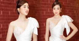 Hoa hậu Đỗ Mỹ Linh thử váy cưới, dẫn bố đi may vest chuẩn bị cho ngày trọng đại?