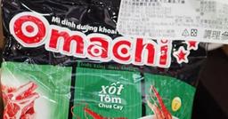 1.440kg mì Omachi hương vị tôm chua cay bị thu hồi ở nước ngoài vì chứa chất cấm?