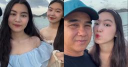 Lọ Lem - Hạt Dẻ nhà Quyền Linh rạng ngời như hai nàng Kiều với gương mặt tiết kiệm son phấn