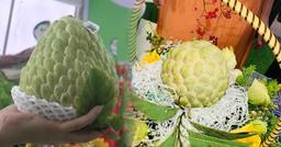 Ba quả na được bán với giá 159 triệu đồng ở Lạng Sơn