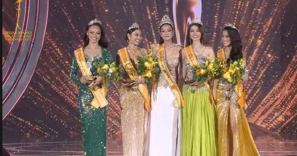 Đoàn Thiên Ân đăng quang Hoa hậu Hòa bình Việt Nam 2022