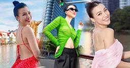 "Mẹ đơn thân" Hoàng Oanh ngày càng chuộng phong cách hở bạo, tự tin khoe dáng nóng bỏng