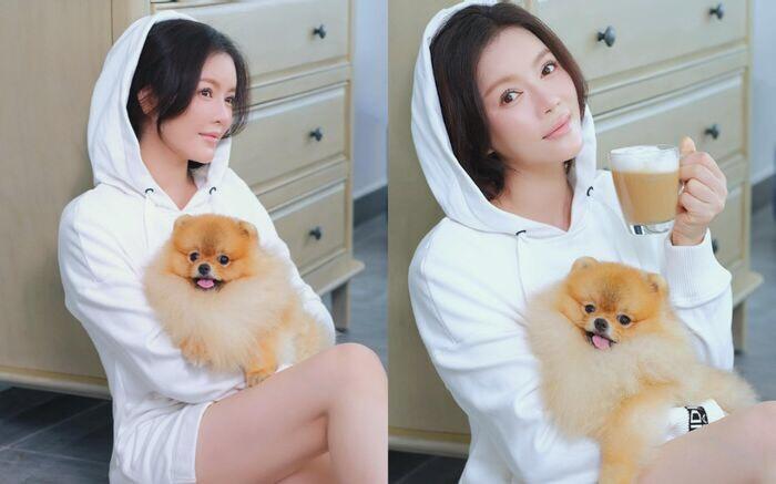 U40 Lý Nhã Kỳ xinh đẹp, tươi trẻ diện "style" giấu quần khoe chân nõn nà