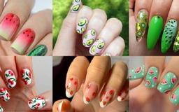 Bộ sưu tập những mẫu nail hình hoa quả đẹp nhất cho mùa hè 2022