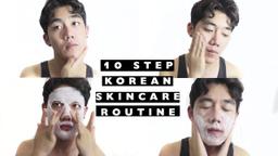 Học nam giới Hàn Quốc 10 bước chăm sóc da mặt