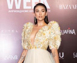 Thời trang thảm đỏ dàn Hoa hậu mỹ nhân Việt ngày đầu AVIFW