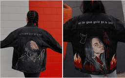 Chân dung nghệ sỹ Hollywood được vẽ lên những chiếc áo khoác