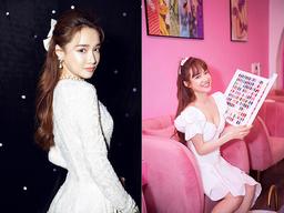 Sở thích đeo nơ "cưa sừng làm nghé" của gái một con Nhã Phương