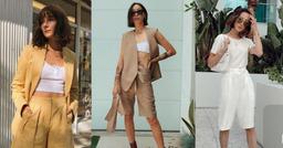 Quần short Bermuda: Món đồ ngày hè mát mẻ, sang chảnh cho nàng công sở