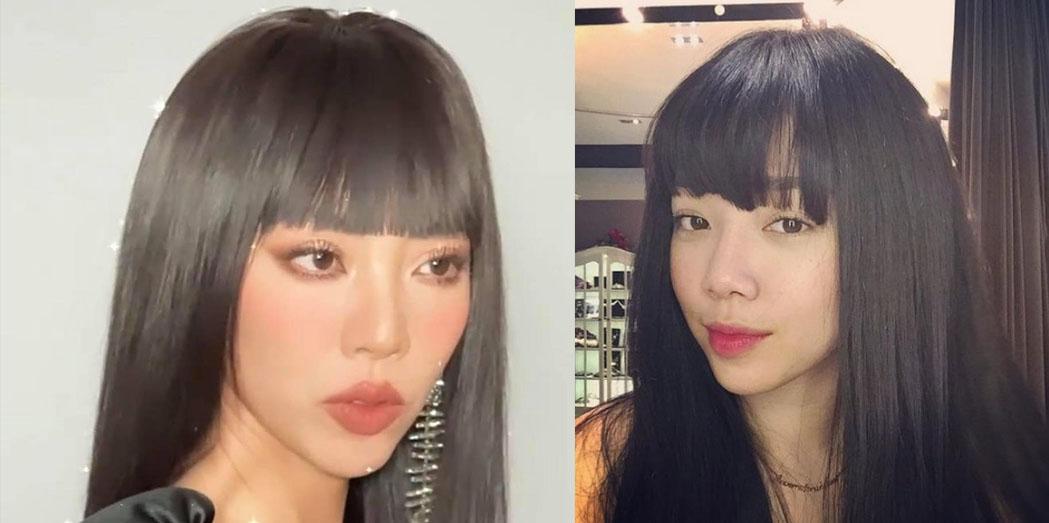 Thu Trang để tóc dài, mái bằng, trang điểm nâu tây, Tóc Tiên bị réo tên