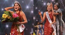Mẫu váy Miss Universe 2020 diện trong đêm đăng quang được đính tay 40.000 pha lê
