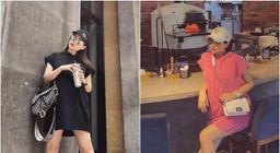 Phanh Lee khéo chọn đồ bầu giấu nhẹm chân sưng phù những tháng cuối thai kỳ