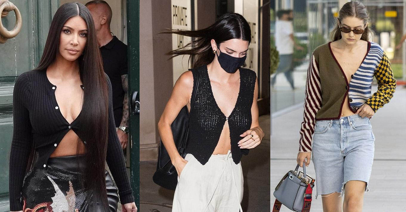 Mốt mặc áo cài một cúc, không nội y của Kendall Jenner và mỹ nhân Hollywood