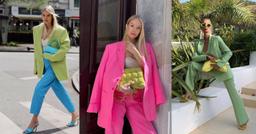 Leonie Hanne: Fashionista Đức - người chơi "hệ" màu sắc