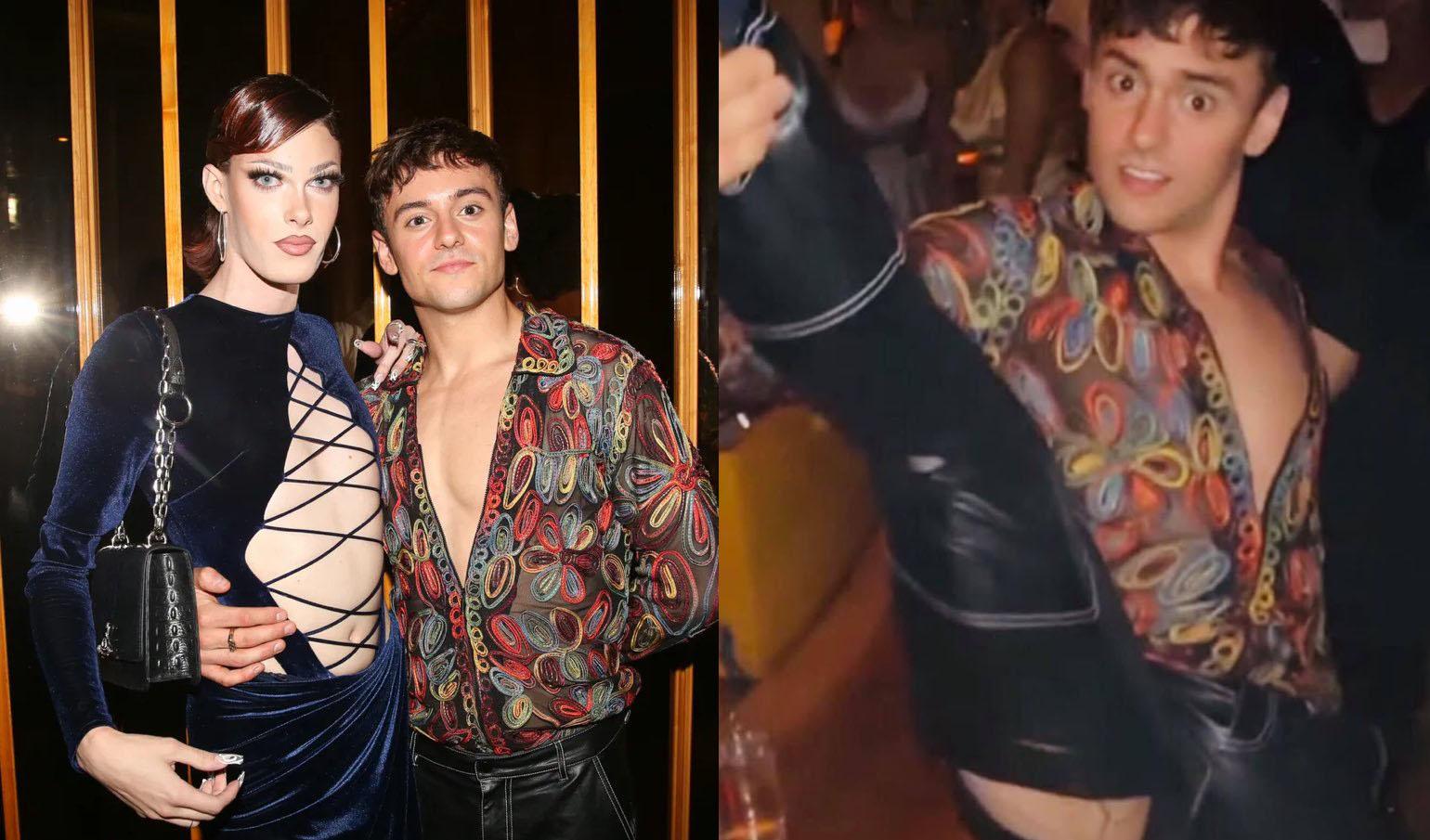 "Nam thần đan len Olympic" Tom Daley diện quần rách hậu Met Gala 2021