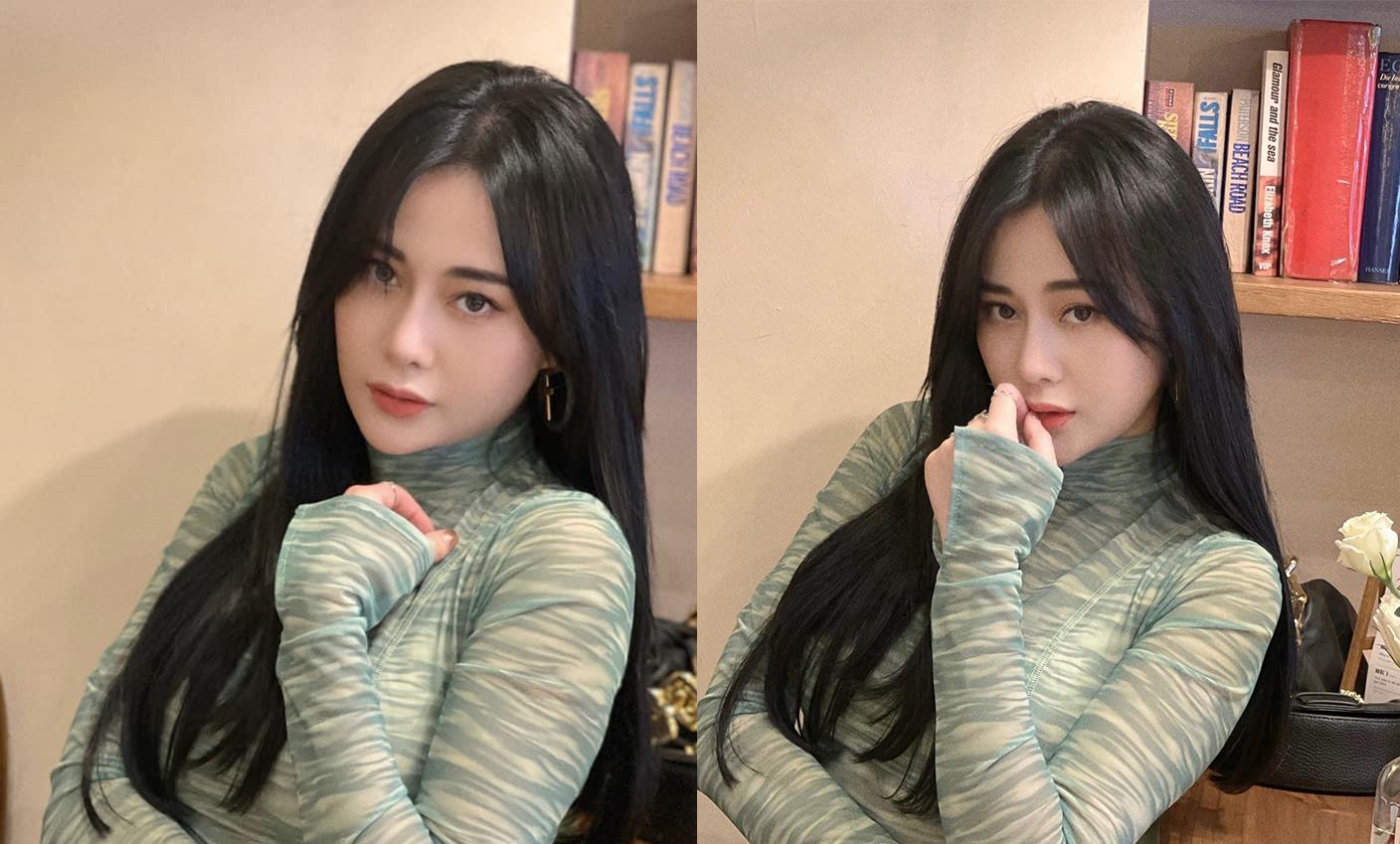 Chán tóc nâu hạt dẻ, trở về với tóc đen, Phương Oanh được fan khen "nức nở"