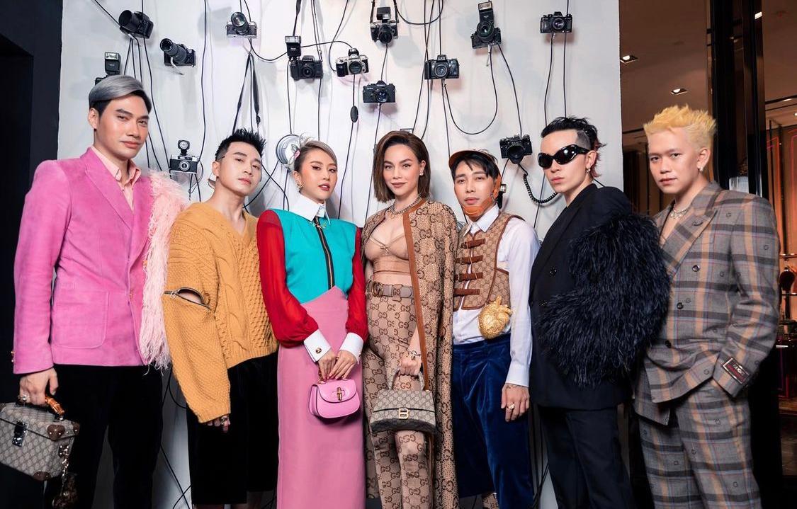 Lạc lõng giữa dàn sao Việt tham dự sự kiện thời trang, Karik "gu kỳ" chứ không phải Gucci