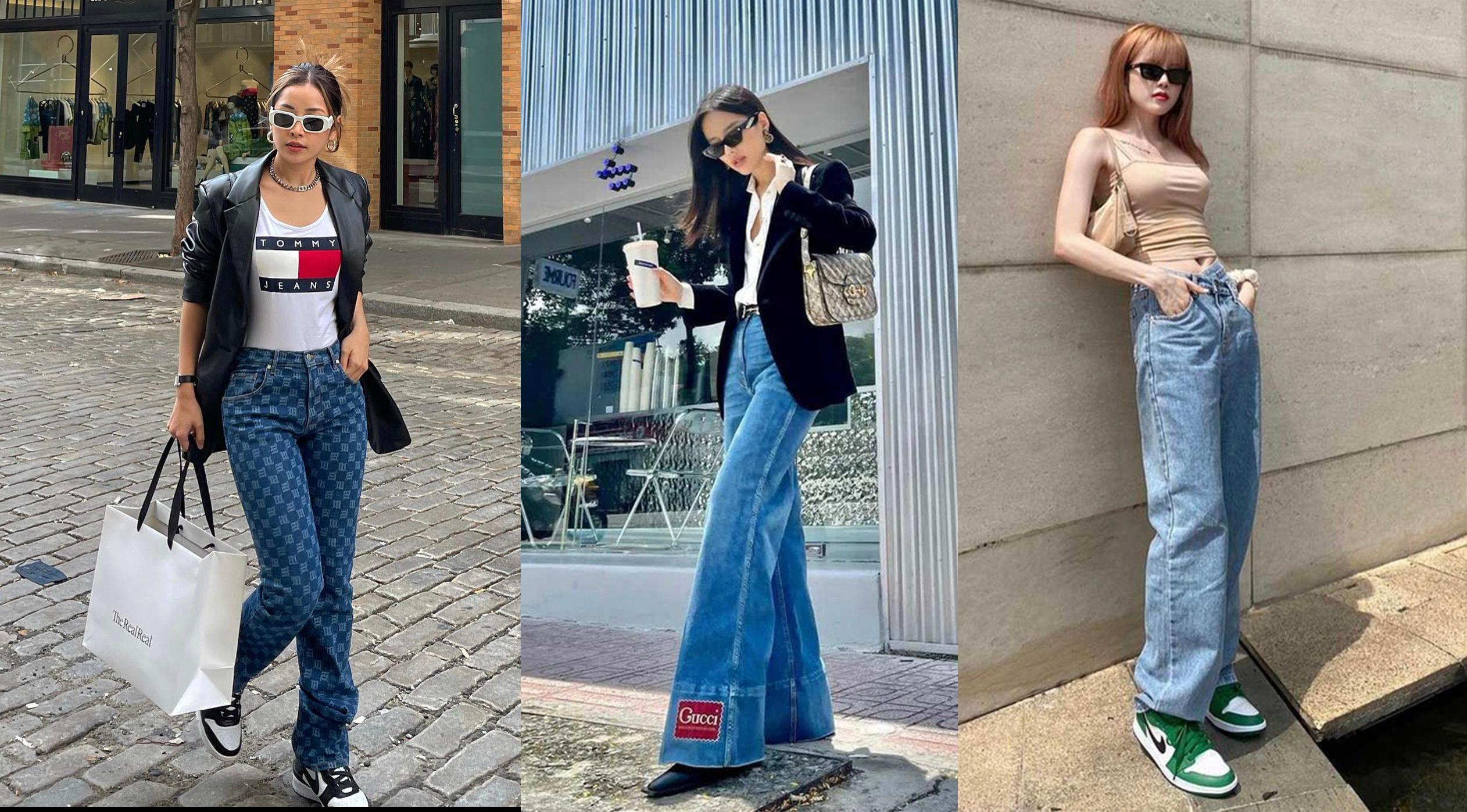 Muôn kiểu diện quần jeans đẹp như Chi Pu, Khánh Linh và mỹ nhân Việt