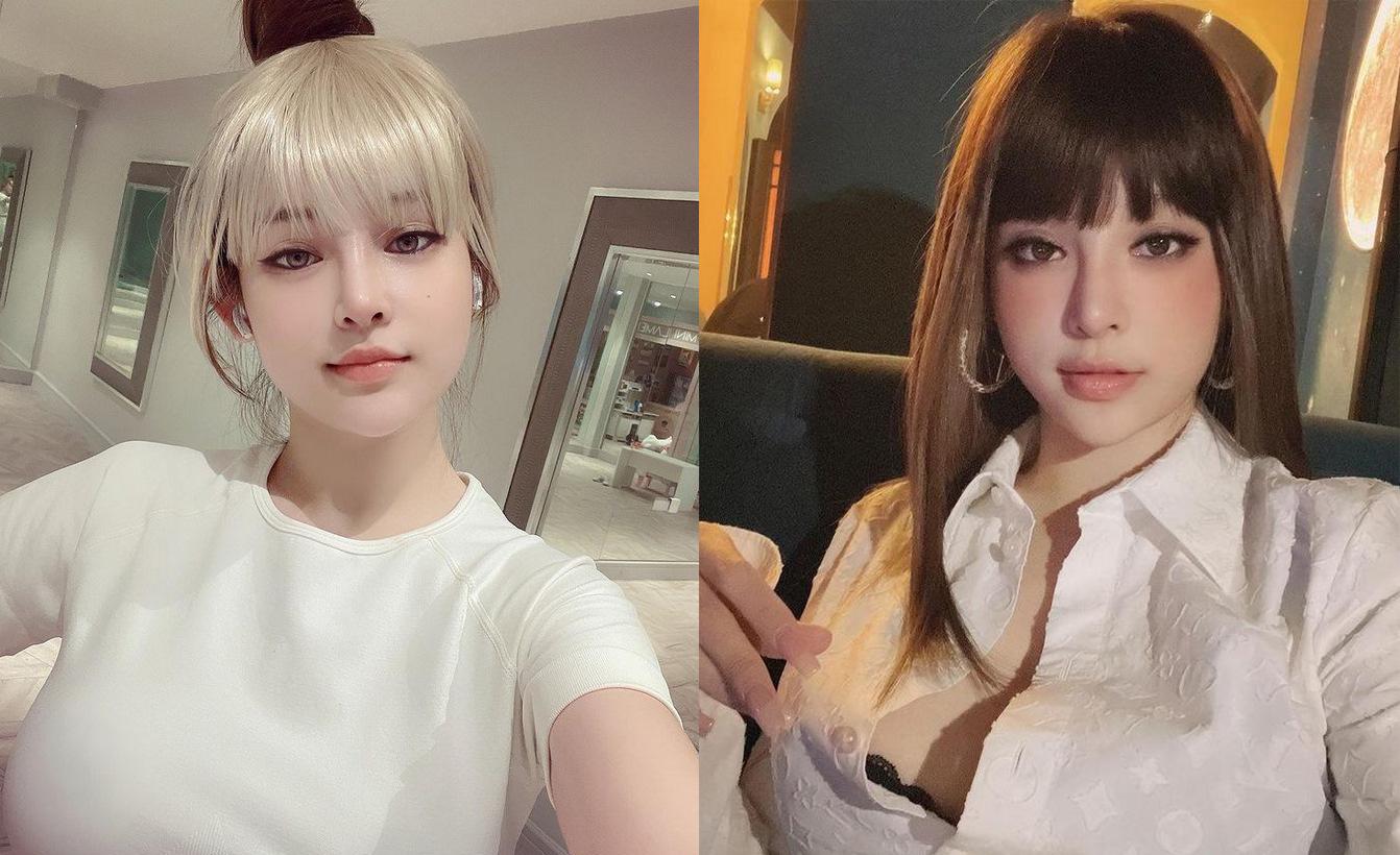 Gương mặt ngày càng cứng đờ như tượng sáp của Huyền Baby