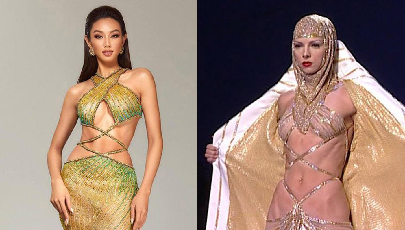 Váy đăng quang của Thùy Tiên mặc chung kết Miss Grand International bị tố đạo nhái, NTK nói gì?