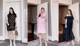 Vợ trẻ giàu có kém 16 tuổi của Chi Bảo không mặc váy bầu, khoe thời trang trẻ trung trước lâm bồn