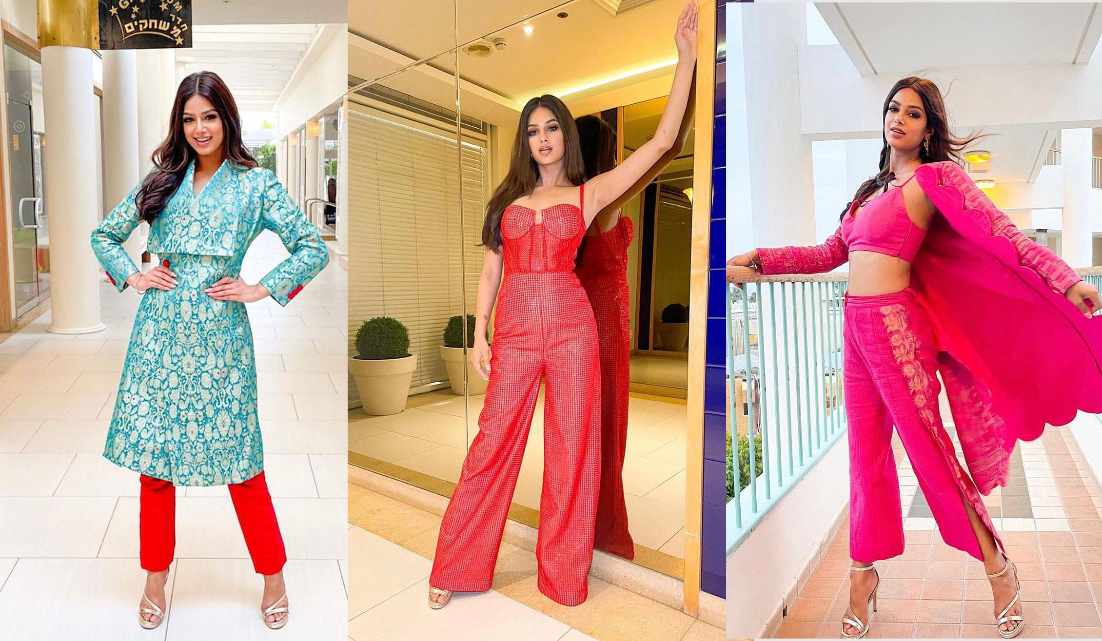 Ai cũng công nhận nhan sắc đã "cứu rỗi" gu thời trang của HH Ấn Độ đăng quang Miss Universe 2021