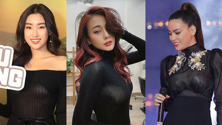 Áo đen mỏng + "phụ tùng" trắng: Combo nhân đôi kém duyên nhưng vẫn được nhiều sao Việt lăng xê