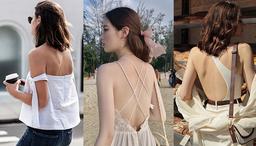 Những kiểu áo hở lưng lên ngôi mùa hè 2022 - bí quyết trị mụn lưng để mặc áo hở lưng thật đẹp