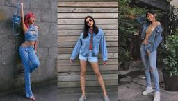 Denim-on-denim tiếp tục "hot" trở lại trong năm 2022