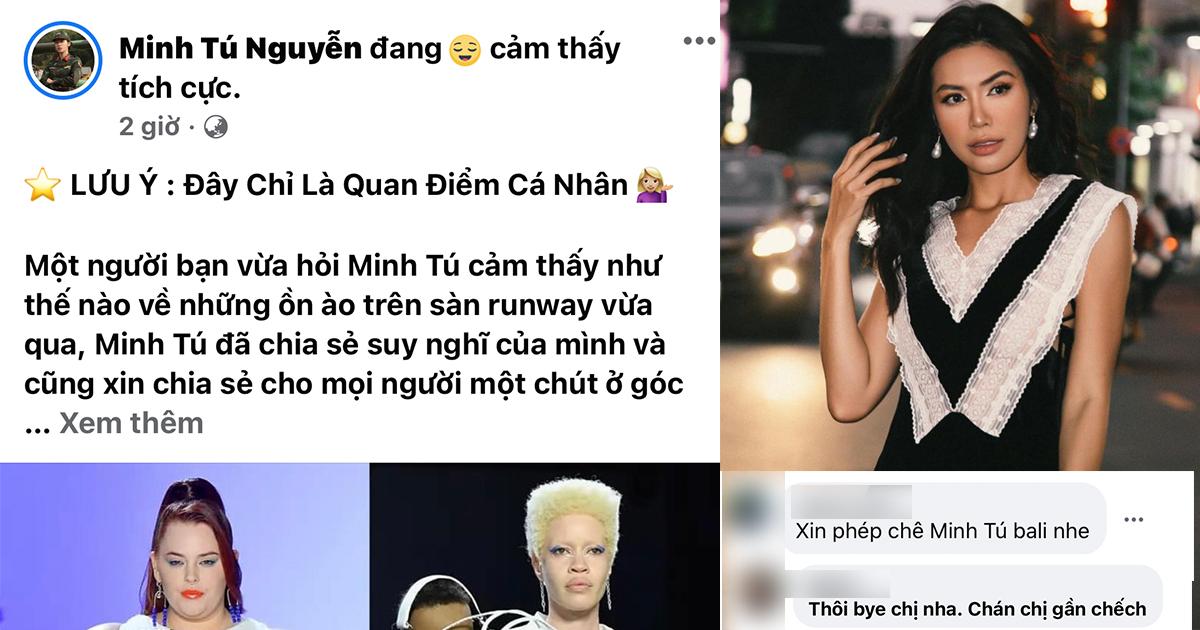 Fan đòi quay lưng vì Minh Tú lên tiếng ủng hộ Lê Bống trở thành người mẫu chuyên nghiệp