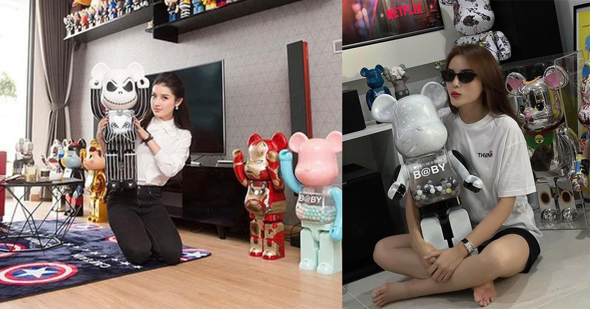 Ngoài túi hiệu, xe sang thì Kỳ Duyên, Huyền My còn có thú vui sưu tầm những chú gấu tiền tỉ