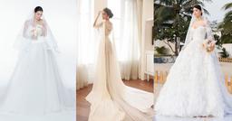 Gu váy cưới của dàn HLV The Face Vietnam: Phạm Hương mê làm công chúa, Minh Hằng quyến rũ kiêu sa