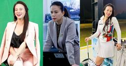 Thời trang "vợ tào khang" Shark Bình: Lên công ty quyền lực, ra sân golf tươi trẻ