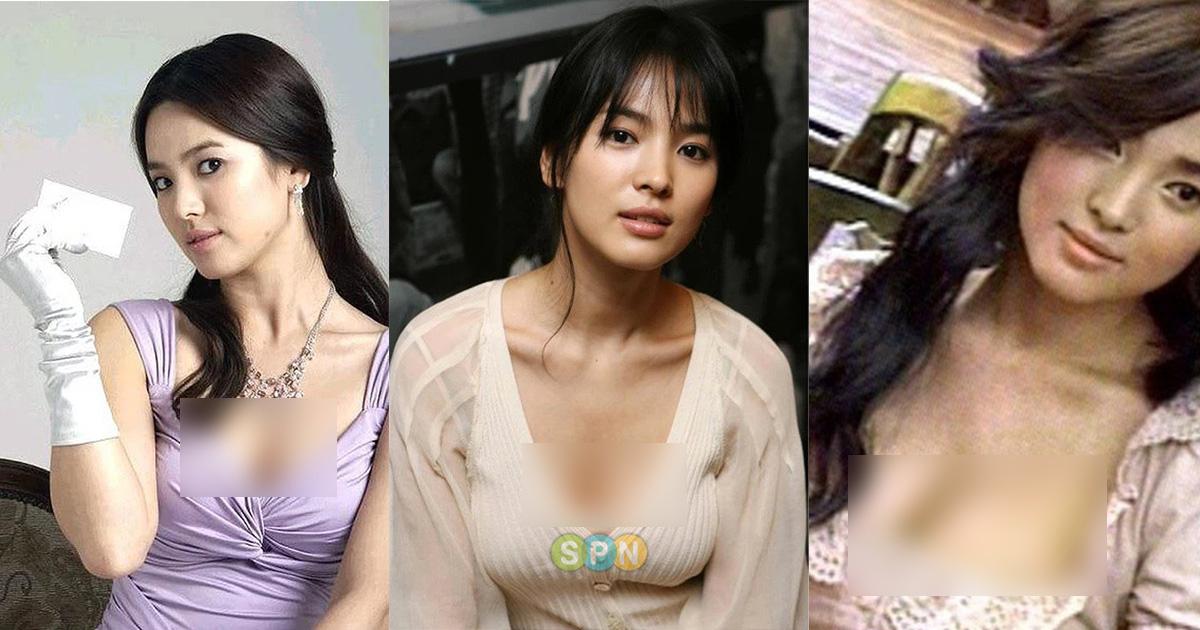 Hiện tại kín đáo nhưng Song Hye Kyo từng có tuổi trẻ táo bạo, mặc áo khoe triệt để gò bồng đảo