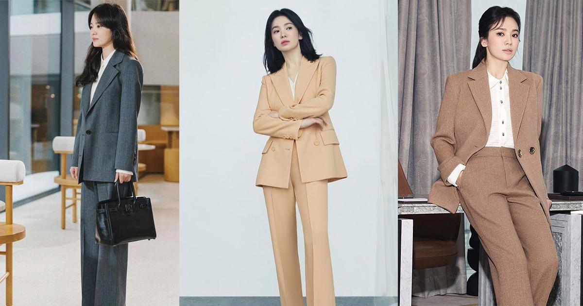 10 gợi ý suit công sở mùa thu đông từ "chị đẹp" Song Hye Kyo