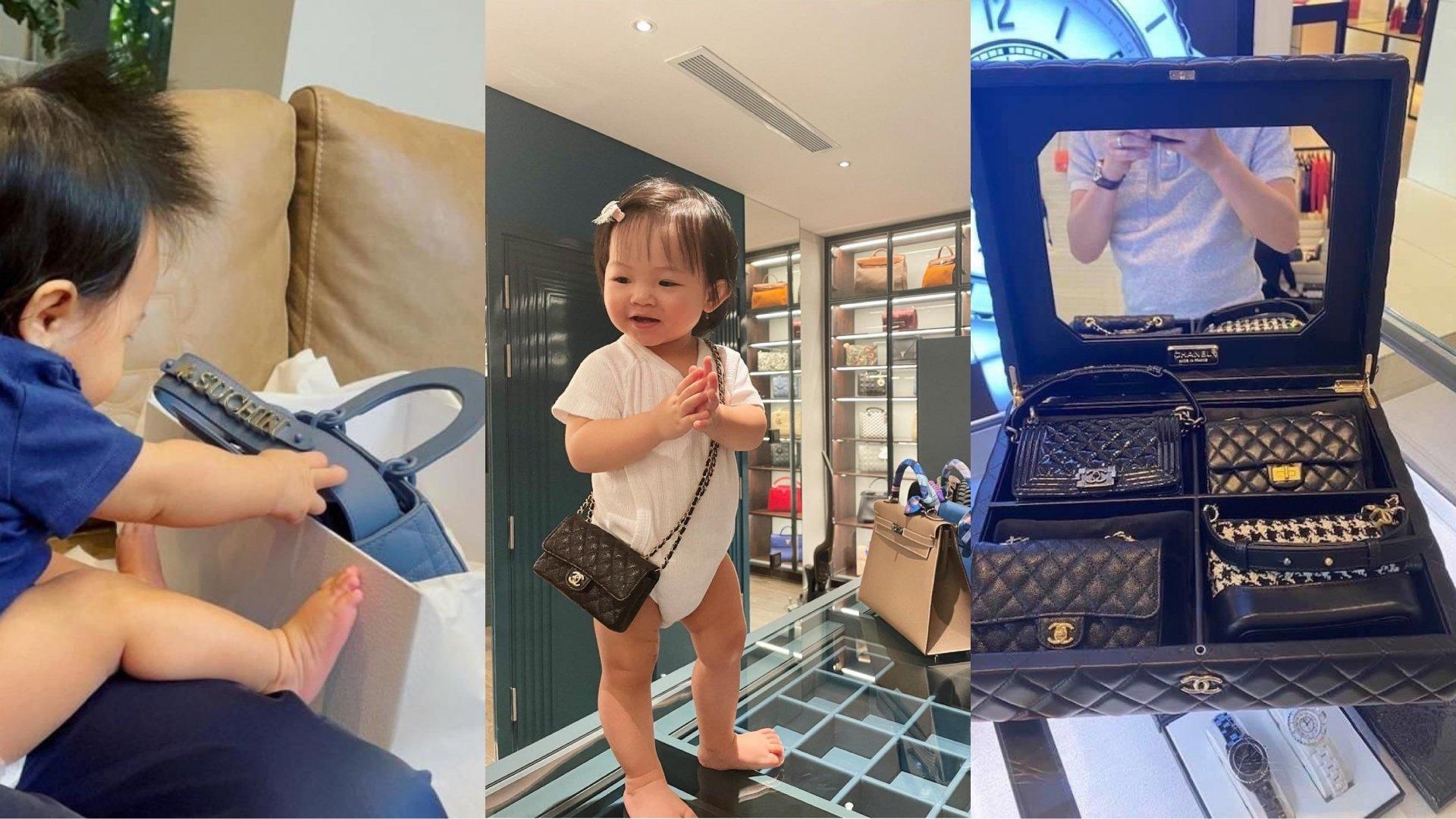 Không hổ danh rich kid, con gái Cường Đô La sở hữu BST hàng hiệu đỉnh cao