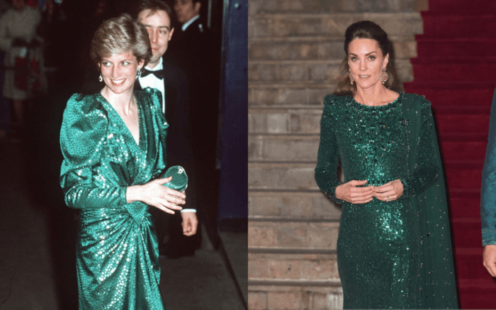 Loạt váy áo minh chứng Kate Middleton là "thanh xuân" của Công nương Diana