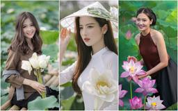 Tháng 6 mùa sen: Chụp ảnh hoa sen mặc gì đẹp? Những thảm họa trang phục hồ sen bạn nữ nên tránh