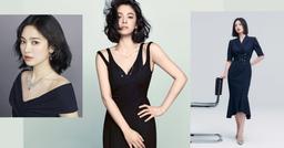 Bí quyết mặc đẹp Song Hye Kyo không bao giờ nói với bạn: Mặc áo cổ V auto cổ dài, dáng thanh thoát