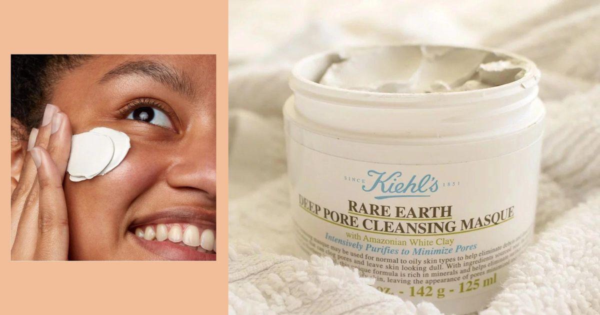 Review mặt nạ đất sét Kiehl's Rare Earth Deep Pore thu nhỏ lỗ chân lông, hút dầu thừa, điều trị mụn