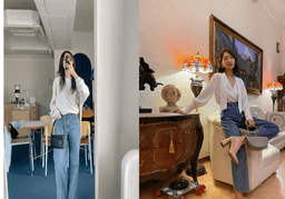 Đâu phải chỉ skinny jeans mới kéo dài chân, Khả Ngân có vô số cách mix&match "xịn sò" hơn nhiều