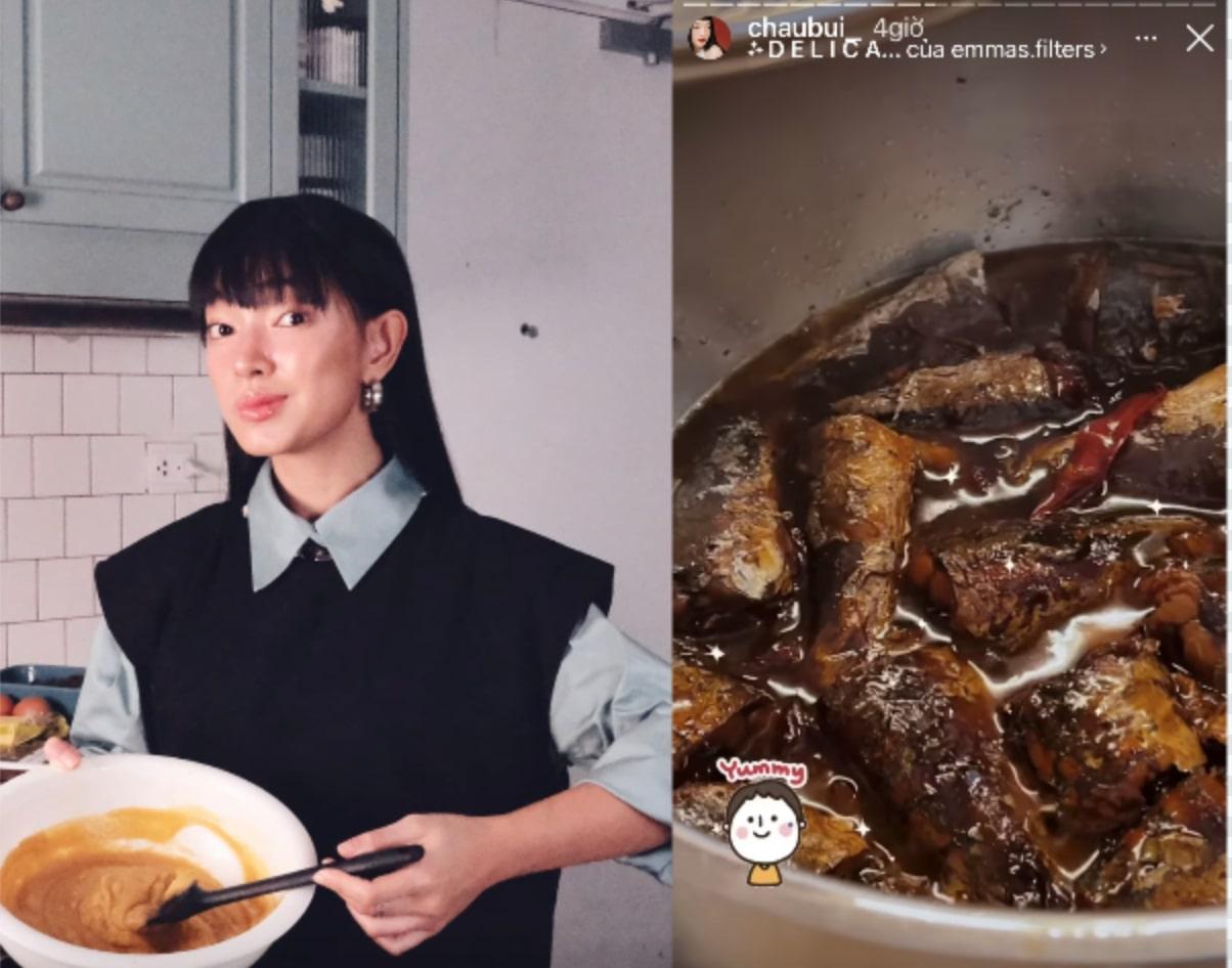 Vắng Philip, Linh Rin nấu bữa tối 10 phút; Yến Trang "xả" bằng đồ ăn nhanh