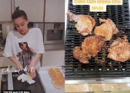 Hà Hồ nấu liền lúc vài đặc sản Sài Gòn, Salim tiếp tục ăn quà trong ô tô