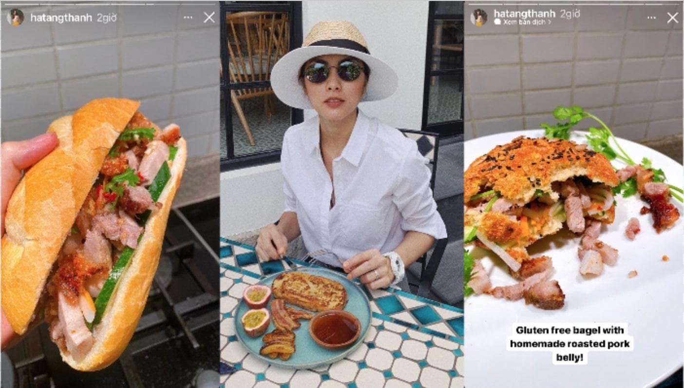 Ngọc Trinh có thứ nước càng uống càng gầy, Hà Tăng làm bánh mì heo quay