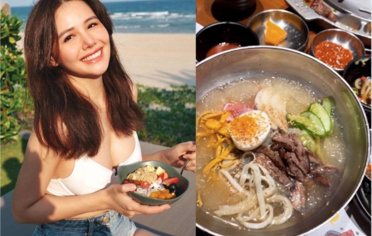 Phanh Lee đổi gió bằng món Hàn, hoa hậu Hương Giang tái xuất với hải sản
