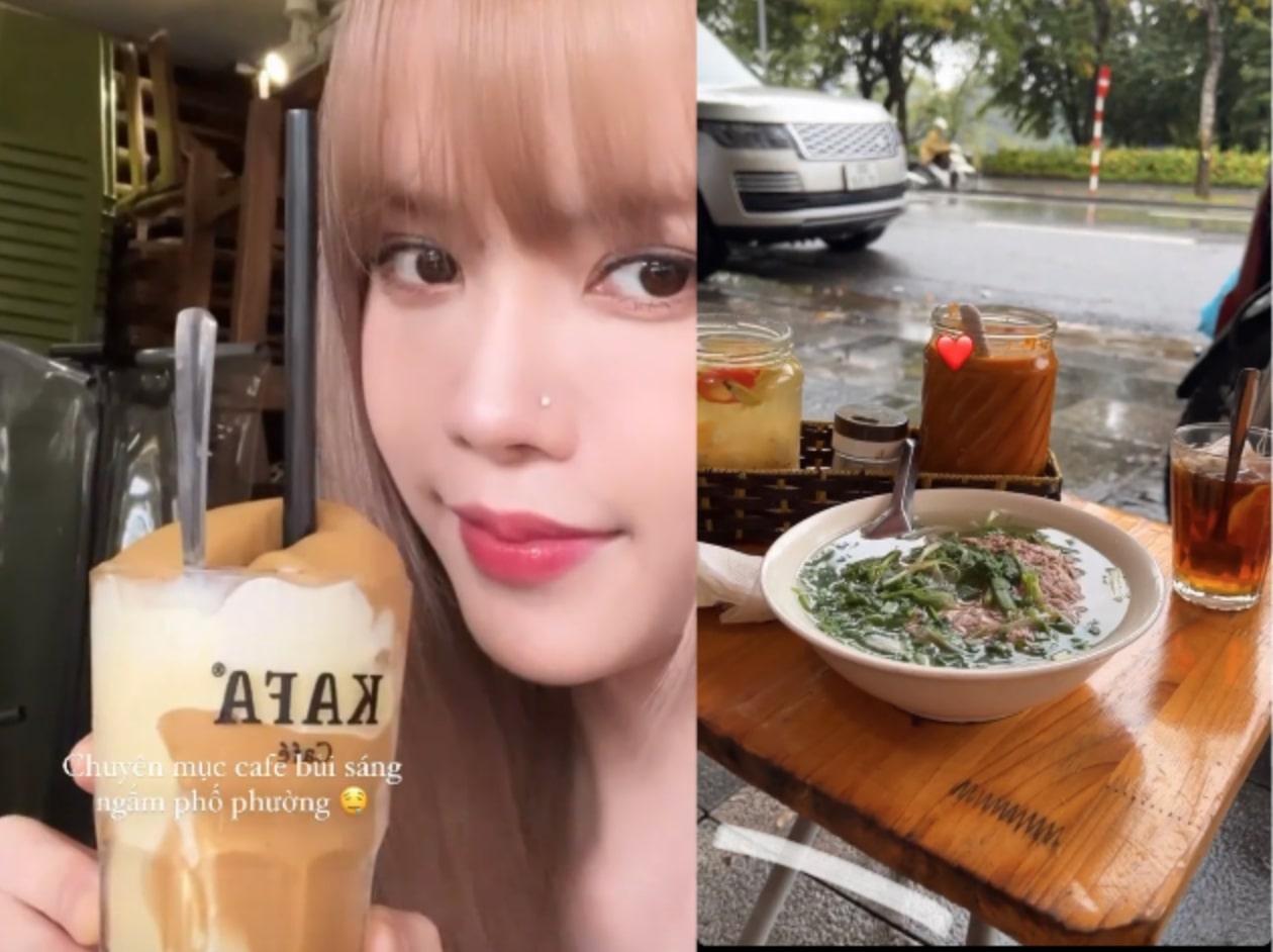 Sáng theo chân Thiều Bảo Trâm đi ăn phở, chiều cùng Đỗ Mỹ Linh đi cà phê ngắm Hà Nội vào thu