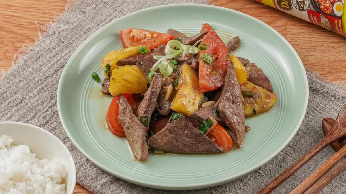 Cách làm gan lợn xào chua ngọt vừa mềm vừa bùi lại không tanh